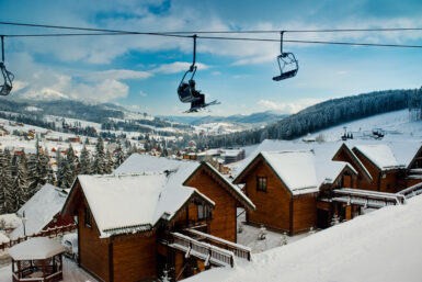 Ski Lift at Bukovel