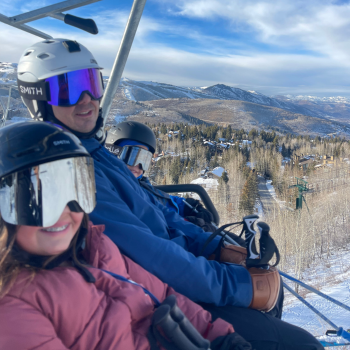 Family on Ski Lift